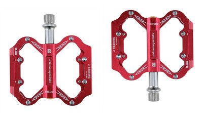 1 ζεύγος εξαιρετικά ελαφρύ ποδήλατο Πεντάλ από κράμα αλουμινίου CNC Πεντάλ ποδηλάτου βουνού MTB Road Cycling Sealed 3 Πεντάλ ρουλεμάν Ανταλλακτικά ποδηλάτου