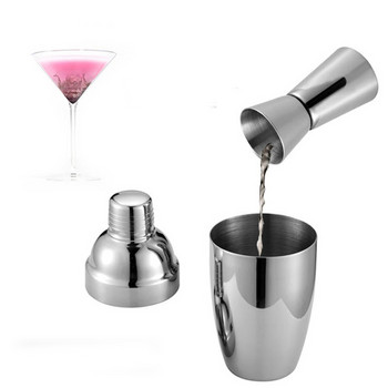 4 Color Measure Cup 15-30ml 25-50ml Ασημί μαύρο ροζ χρυσό Double Jigger Drink Wine Shaker Ανοξείδωτη Μπάρα Αξεσουάρ