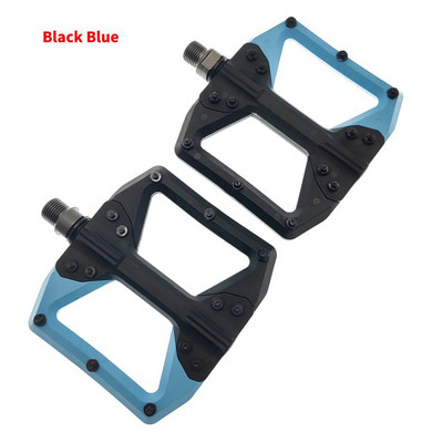 Nauji dviejų atspalvių dviračio pedalai itin lengvi nailoniniai dviračio pedalai 3 guoliai kalnų dviračio pedalas Neslystantis MTB pedalo dviračio dalies priedas