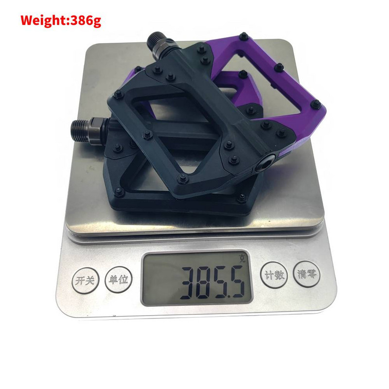 Nauji dviejų atspalvių dviračio pedalai itin lengvi nailoniniai dviračio pedalai 3 guoliai kalnų dviračio pedalas Neslystantis MTB pedalo dviračio dalies priedas