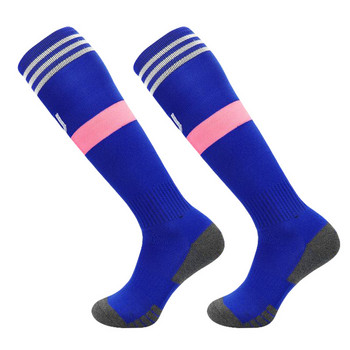 Стилове Футболни Детски Европейски 22-23 Футболни чорапи за възрастни Детски клубни високи до коленете Спортни дълги чорапи Удебелени професионални чорапи