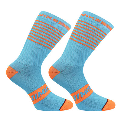 Kvaliteetsed Professionaalsed Sokid Kõrged MTB Jalgrattasõidusokid Meeste Naiste Sokid Sport Maanteeratta Sokid Põlvekõrgusel jooksusokid