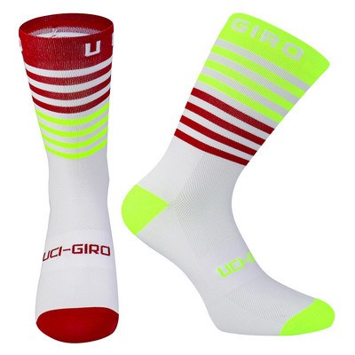 Kvaliteetsed Professionaalsed Sokid Kõrged MTB Jalgrattasõidusokid Meeste Naiste Sokid Sport Maanteeratta Sokid Põlvekõrgusel jooksusokid