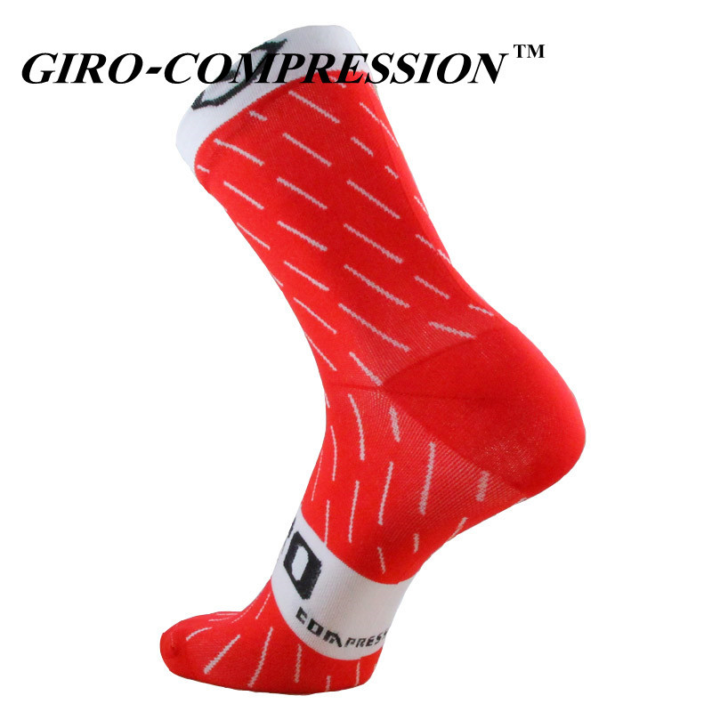 GIRO-COMPRESSION Uued rattasokid tippkvaliteetsed professionaalse kaubamärgiga spordisokid hingavad jalgrattasokid suures suuruses