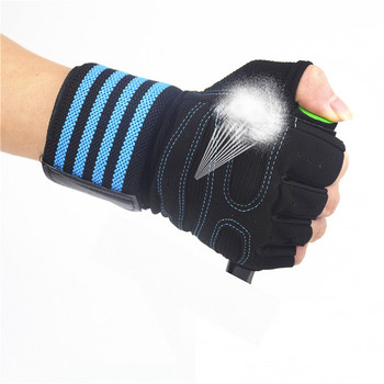 Ръкавици за вдигане на тежести с опора за китката за тежки упражнения Бодибилдинг Тренировки във фитнес зала Фитнес Handschuhe Тренировка Crossfit ръкавици