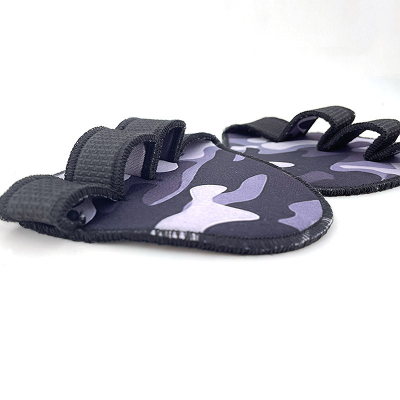 Lifting Hanteliai slydimo pirštinės Unisex Anti Weight Keturių pirštų fitneso pirštinės Rankenos Pagalvėlės Sporto salė Treniruotės Sportas Rankų apsaugai