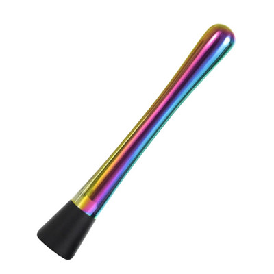 Roostevabast terasest segamispulgad baarisegisti, pika käepidemega isetegemine, jook Mojito kokteil, jääpuuviljapurusti riistvara baari tööriistad