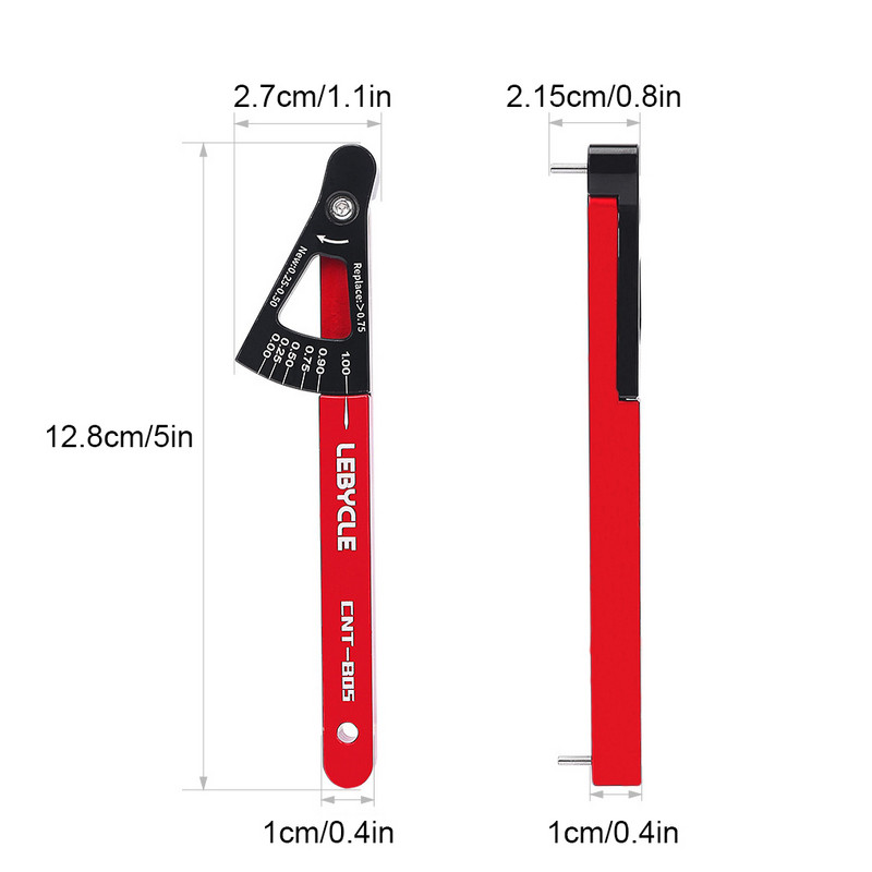 Dviračio grandinės nusidėvėjimo indikatoriaus įrankių grandinės tikrinimo rinkiniai Daugiafunkcinės grandinės matuoklio matavimas kalnų plento dviračiams