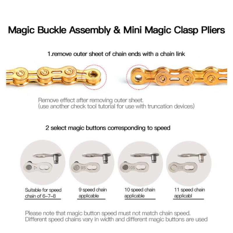 Nešiojamos dviračio grandinės greito atsegamos sagties spaustuko dviračio išmontavimo montavimo veržliarakčio replės mini dviračio remonto įrankis su kabliu