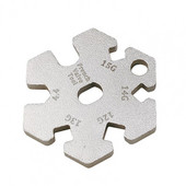 Nerūdijančio plieno dviračio veržliaraktis Nerūdijančio plieno dviračio stipininis veržliaraktis su raktų pakabu, būtinas dviratininkų ratų priežiūros įrankis