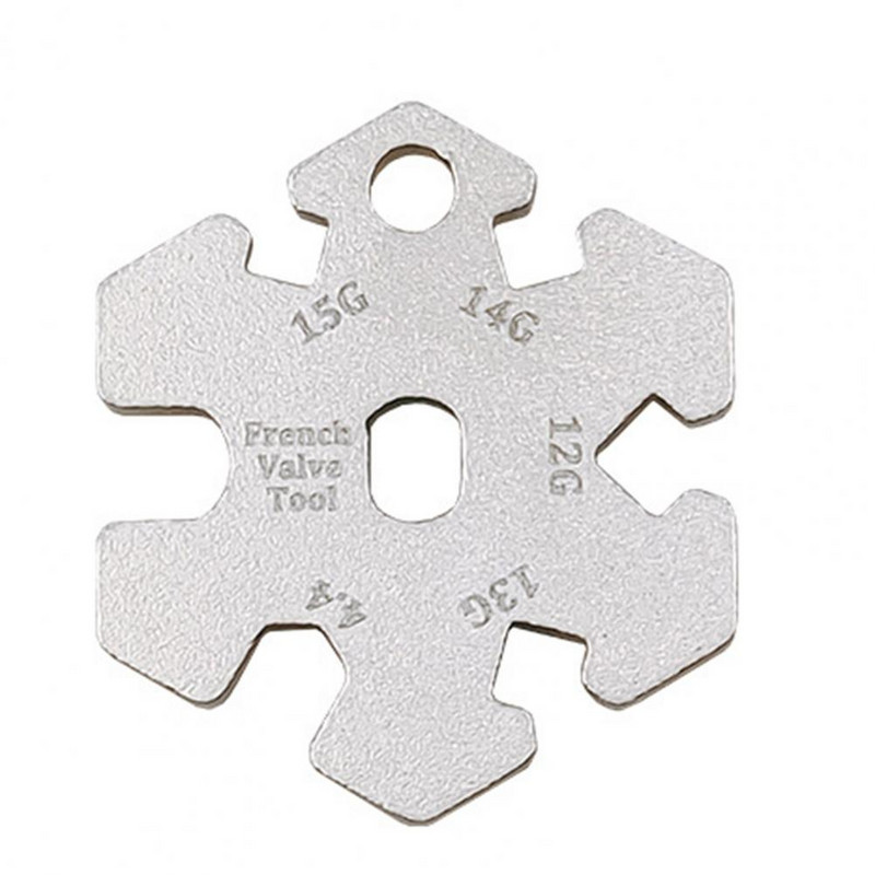 Nerūdijančio plieno dviračio veržliaraktis Nerūdijančio plieno dviračio stipininis veržliaraktis su raktų pakabu, būtinas dviratininkų ratų priežiūros įrankis