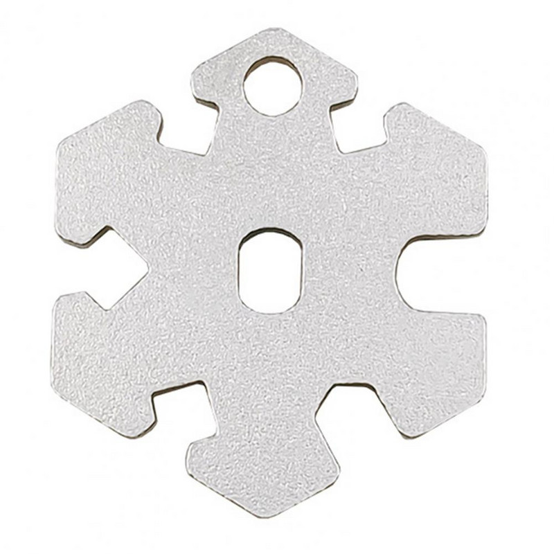 Nerūdijančio plieno dviračio veržliaraktis Nerūdijančio plieno dviračio stipininis veržliaraktis su raktų pakabu, būtinas dviratininkų ratų priežiūros įrankis