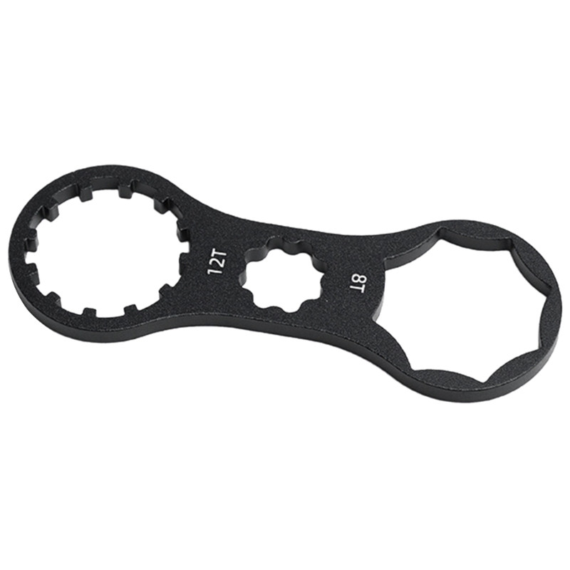 Dvigubos galvutės priekinės šakės dangtelio veržliaraktis dviračiams priekinių šakių dangtelių dviračių šakių remonto įrankis