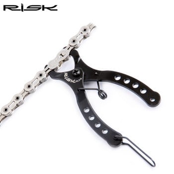 RISK Велосипедна верига Quick Link Мини инструмент със закачаща се многозвенна клеща MTB Скоба за верига за шосеен велосипед Магическа катарама Аксесоари за колоездене