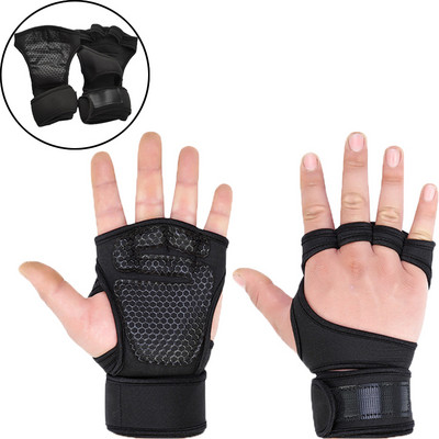 Sunkiosios atletikos treniruočių pirštinės Riešo atrama vyrams Moterims Sportas Fitnesas Kūno formavimas Gimnastika Sporto salė Kultūrizmo pirštinės