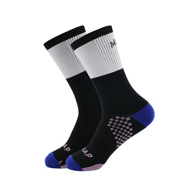 Мъжки велосипедни чорапи Мъжки монтирани на открито Спортни износоустойчиви велосипедни обувки за шосейни велосипедни чорапи Чорапи за бягане спортни чорапи