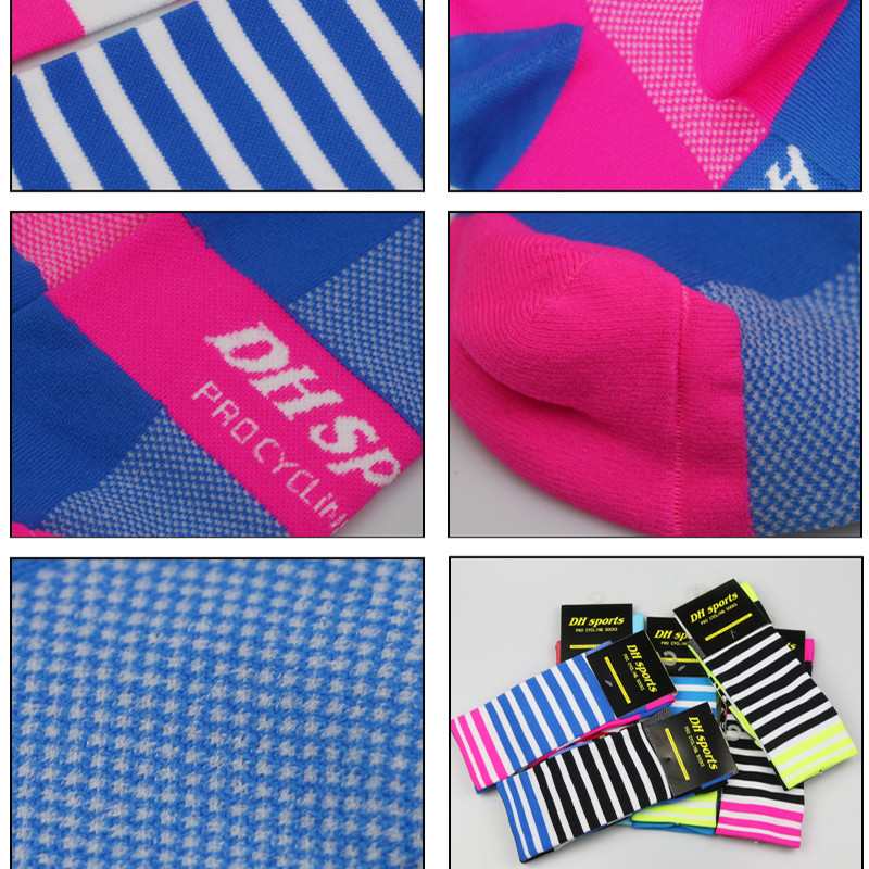 DH SPORTS Personality Jalgrattasokid Meeste Naiste Hingavad Compression Jooksusokid Õues maanteeratta sokid Jalgrattatarvikud