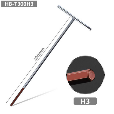 Naujas pailgintas T formos šešiabriaunis veržliaraktis 300/320 mm Torx šešiabriaunis veržliaraktis vidinis veržliaraktis T20-T40 H3-H6 rankinio remonto įrankiai namų automobiliui
