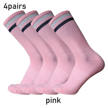 Нови чорапи за колоездене с раирани RA, налични в различни цветове за мъже, жени, професионални велосипедни чорапи calcetines hombre