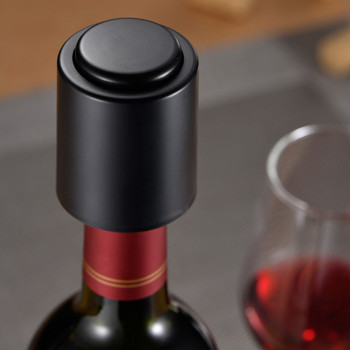 Запушалка за бутилка вино Вакуумен уплътнител Консерватор за многократна употреба Лесен за съхранение за домашна кухня Запушалка Тапи за вино