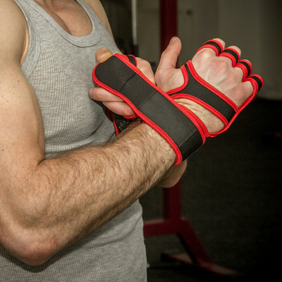 1 paari tõstmise treeningkindaid meestele naistele käe randme peopesa kaitsekindad fitness sport kehaehitus võimlemisjõusaal