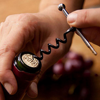 Αρχική Φορητό εύκολο ανοιχτήρι κρασιού μίνι Ανοξείδωτο μεταλλικό τιρμπουσόν Μπουκάλι τιρμπουσόν Διπλό ανοιχτήρι κρασιού με μπρελόκ εξωτερικού χώρου