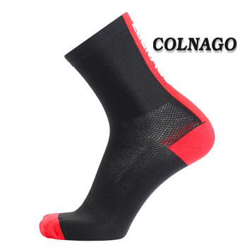 Висококачествени професионални маркови спортни чорапи Нови мъже, жени Coolmax Велосипедни чорапи Дишащи баскетболни футболни чорапи за бягане