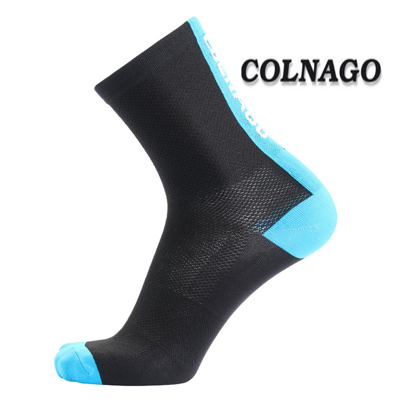 Kvaliteetsed professionaalse kaubamärgiga spordisokid Uued Meeste Naiste Coolmax Rattasokid Hingavad korvpalli Jooksu Jalgpalli Sokid