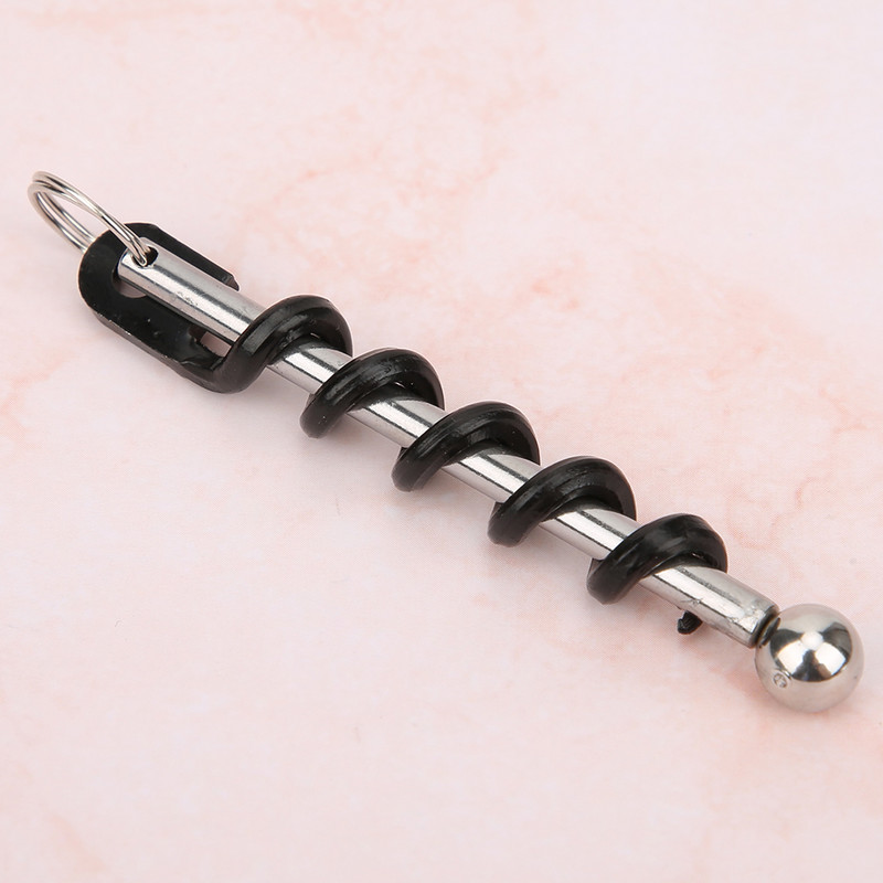 2 vnt daugiafunkcinis butelių atidarytuvas vyno butelių kamštelio atidarytuvas raktų pakabukas nerūdijančio plieno mini kišeninis kamščiatraukis raktų pakabuko atidarytuvas