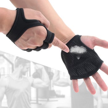 Ръкавици за крос тренировка за тренировка с тежести Ръкавици с отворен гръб Отворени ръкавици за повдигане на пръсти Без гръб Нехлъзгащи се дишащи за фитнес MC889
