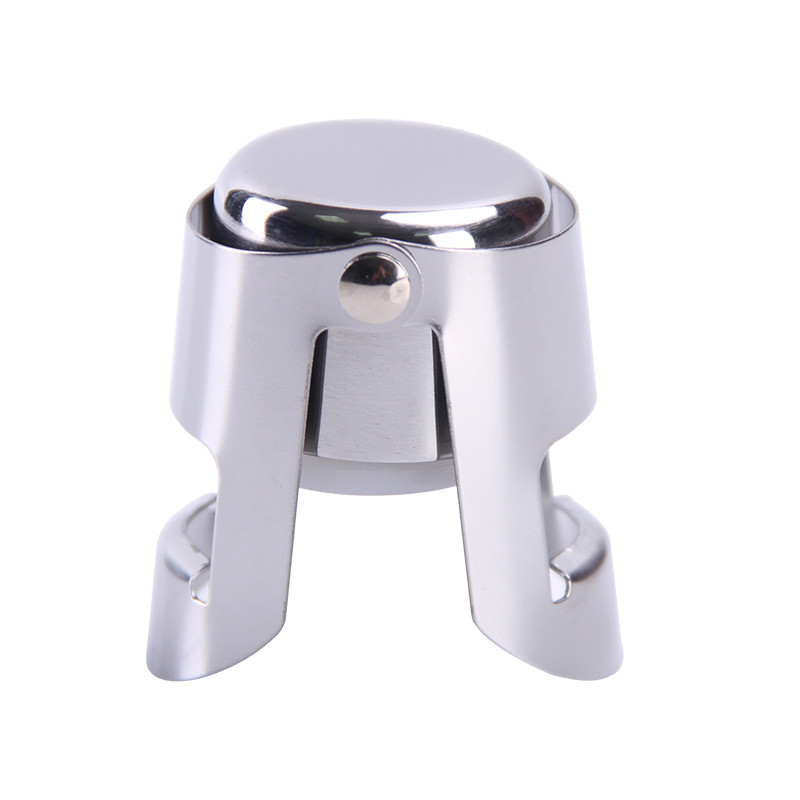 Nešiojamoji nerūdijančio plieno šampano kamštienos sandarinimo mašina Baro vyno šampano dangtelis Kamštelis Vyno kamštienos putojančio baro priedai Įrankiai