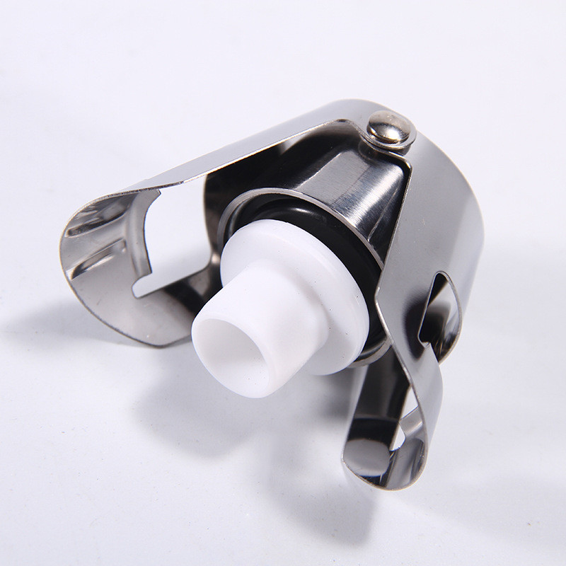 Nešiojamoji nerūdijančio plieno šampano kamštienos sandarinimo mašina Baro vyno šampano dangtelis Kamštelis Vyno kamštienos putojančio baro priedai Įrankiai