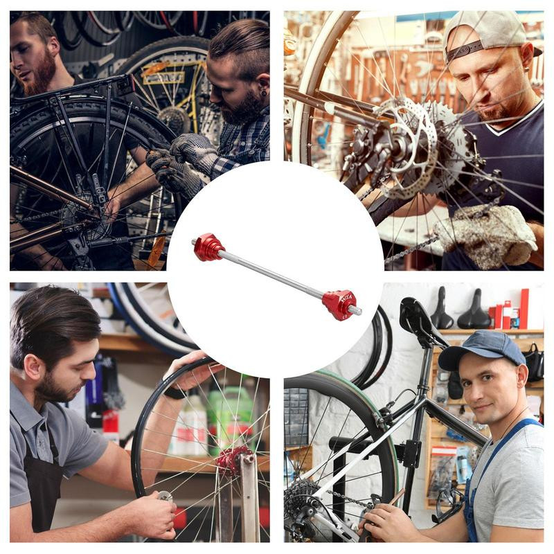 Dviračio velenas Dviračio stebulės velenas greito atjungimo velenų keitimas Sklandus lengvas ir tvirtas dviračio rato stebulės velenas kalnams