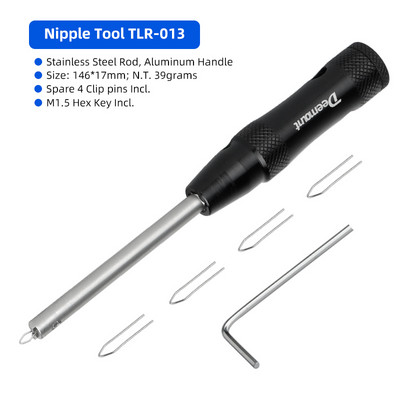 Plento dviračio spenelių stipinų įdėjimo įrankis Antikorozinis dviračio stipino spenelio veržliarakčio nuėmimo veržliaraktis 1,5 mm šešiakampis raktas, pridedamas