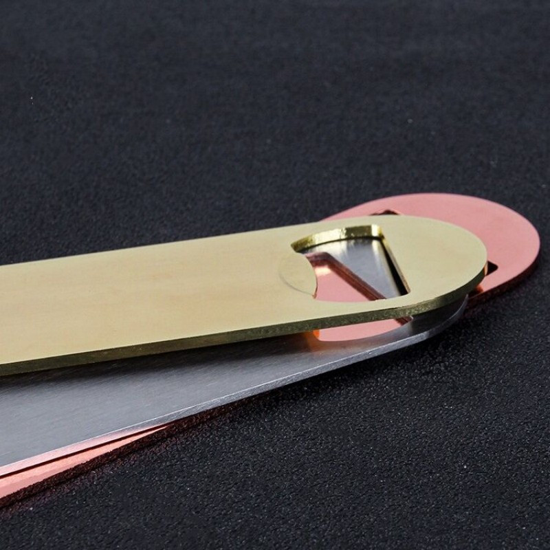 Visokokvalitetna višenamjenska šipka od nehrđajućeg čelika, otvarač za boce, alat za pivo, otvarači s oštricom, velika ravna brzina, uklonite čep za boce