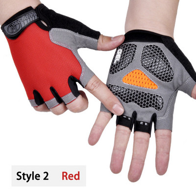 Dviračių pirštinės Vyrai Moteriškos Puspirštinės Pirštinės Kvėpuojančios Sportinės Pirštinės Neslystančios Apsaugos nuo prakaitavimo Apsauginės nuo smūgio Dviračio pirštinės