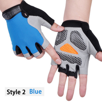 Dviračių pirštinės Vyrai Moteriškos Puspirštinės Pirštinės Kvėpuojančios Sportinės Pirštinės Neslystančios Apsaugos nuo prakaitavimo Apsauginės nuo smūgio Dviračio pirštinės