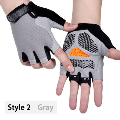 Dviračių pirštinės Vyrai Moteriškos Puspirštinės Pirštinės Kvėpuojančios Sportinės Pirštinės Neslystančios Apsaugos nuo prakaitavimo Apsauginės nuo smūgio Dviračio pirštinės