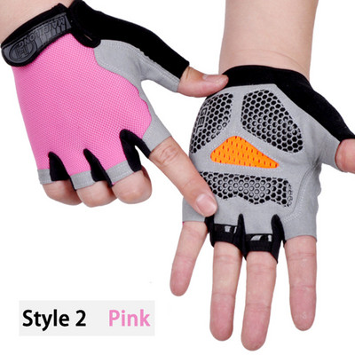 Dviračių pirštinės Vyrai Moteriškos Puspirštinės Pirštinės Kvėpuojančios Sportinės Pirštinės Neslystančios Apsaugos nuo prakaitavimo Apsauginės nuo smūgio Dviračio pirštinės