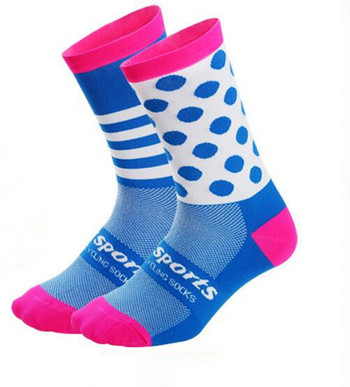 Чорапи DH SPORTS Чорапи за колоездене четири сезона с дълга компресионна тръба велосипед дамски мъжки чорап Crossfit