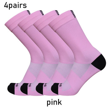 шосе Висококачествени професионални дишащи чорапи за колоездене мъже жени чорапи за състезание по колоездене на открито