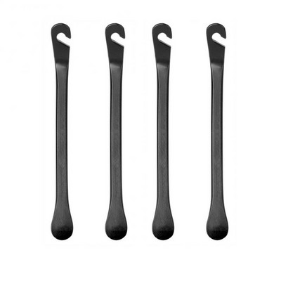 1/2/4 tk Jalgrattarehvi hoova toru eemaldamise tööriist Roostevabast terasest jalgratta rehviavaja Crow Bar Jalgrattaratta remonditööriistade tarvikud