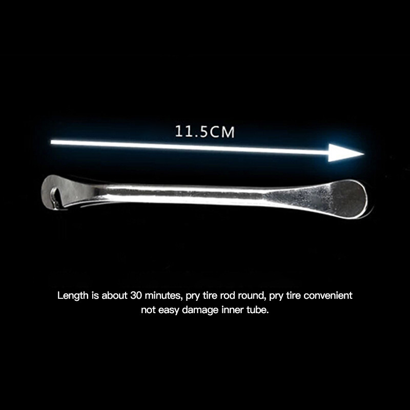 1/2/4 tk Jalgrattarehvi hoova toru eemaldamise tööriist Roostevabast terasest jalgratta rehviavaja Crow Bar Jalgrattaratta remonditööriistade tarvikud