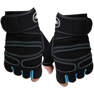 1 pora Sporto treniruotės Sunkioji atletika Neslysta puspirščių apsauga Pirštinės hanteliai svarmenys pesas gimnasiosurf