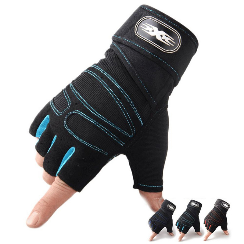 1 pora Sporto treniruotės Sunkioji atletika Neslysta puspirščių apsauga Pirštinės hanteliai svarmenys pesas gimnasiosurf