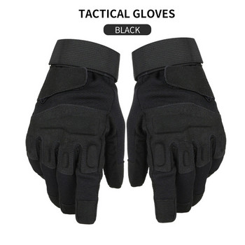 Зимни спортни ръкавици Мъжки външни военни ръкавици с цял пръст Армейски тактически ръкавици Устойчиви на износване ръкавици за езда