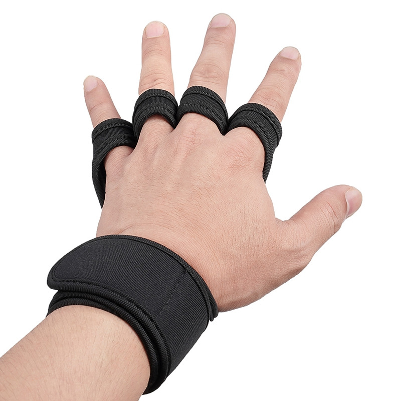 1 pora treniruoklių salės pirštinių Sunkaus svorio sporto pratybų svorio kėlimo pirštinės Kūno stiprinimo treniruotėms Sporto fitneso pirštinės