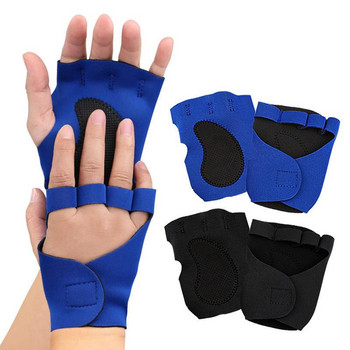 Нови 1 чифт тренировъчни ръкавици за вдигане на тежести Жени Мъже Фитнес Спорт Бодибилдинг Гимнастика Дръжки Фитнес зала Ръкавици с протектор за длани