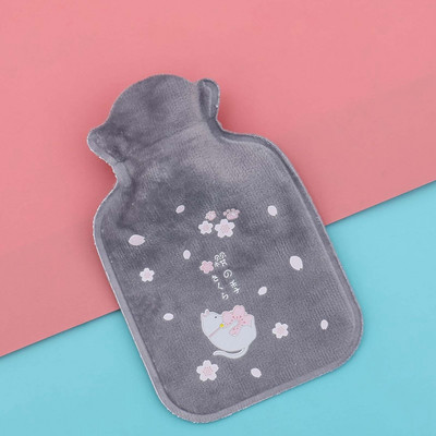 Pilvo šildytuvai karšto vandens butelio guminis maišelis Mielas animacinis filmas, šiltas, atpalaiduojantis, saugus karštis, šaltas, didelis pliušinis audinys karšto vandens maišelis