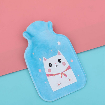 Pilvo šildytuvai karšto vandens butelio guminis maišelis Mielas animacinis filmas, šiltas, atpalaiduojantis, saugus karštis, šaltas, didelis pliušinis audinys karšto vandens maišelis